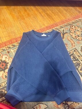 Levi's Navy Blue Crewneck Fleece Sweater